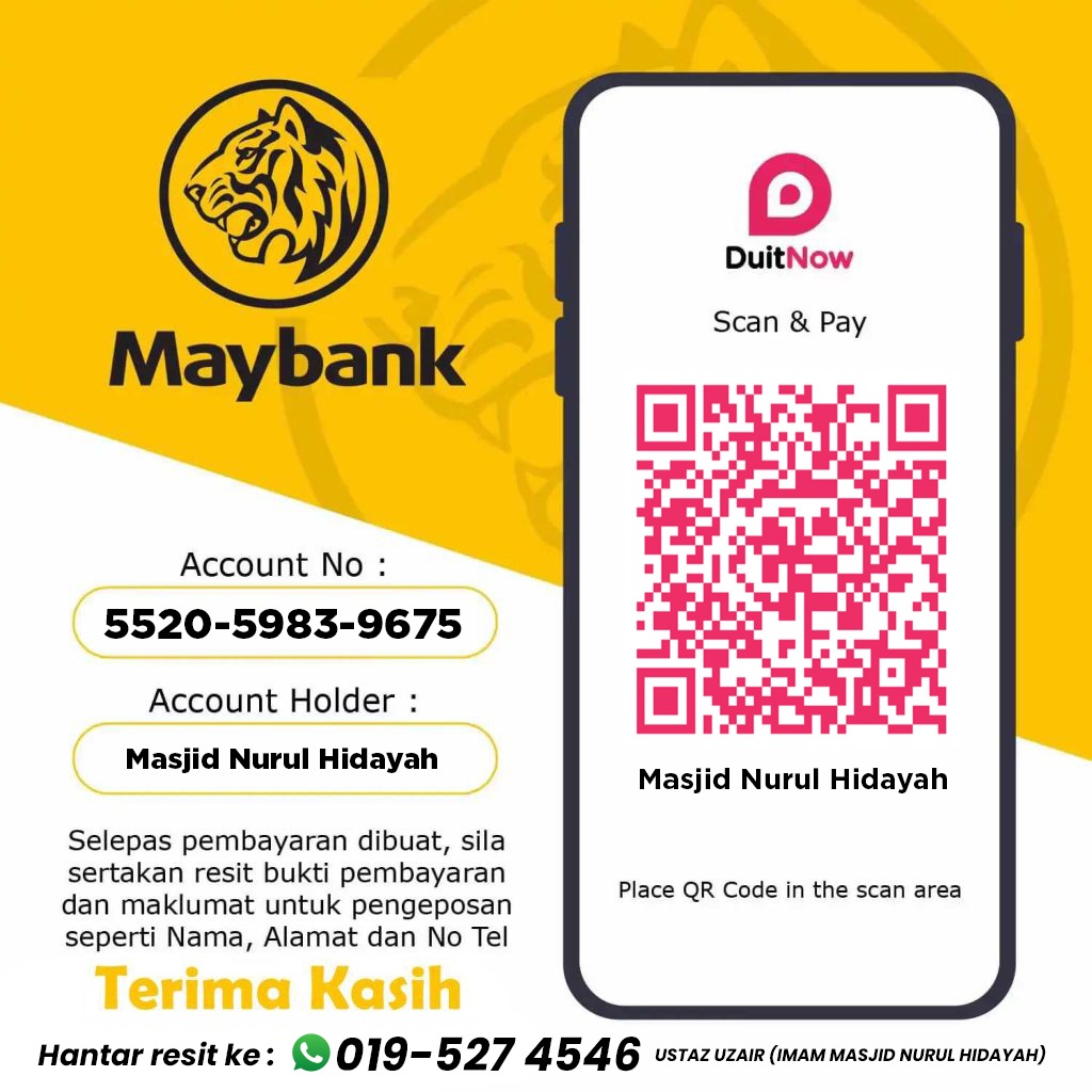 QR CODE MASJID NURUL HIDAYAH KG BERAPIT